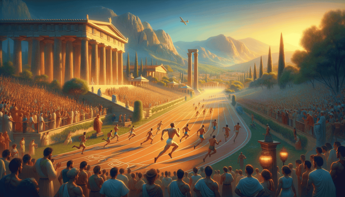 The First Olympic Games: Ancient Athletes and the Birth of a Tradition 4 Image Description
