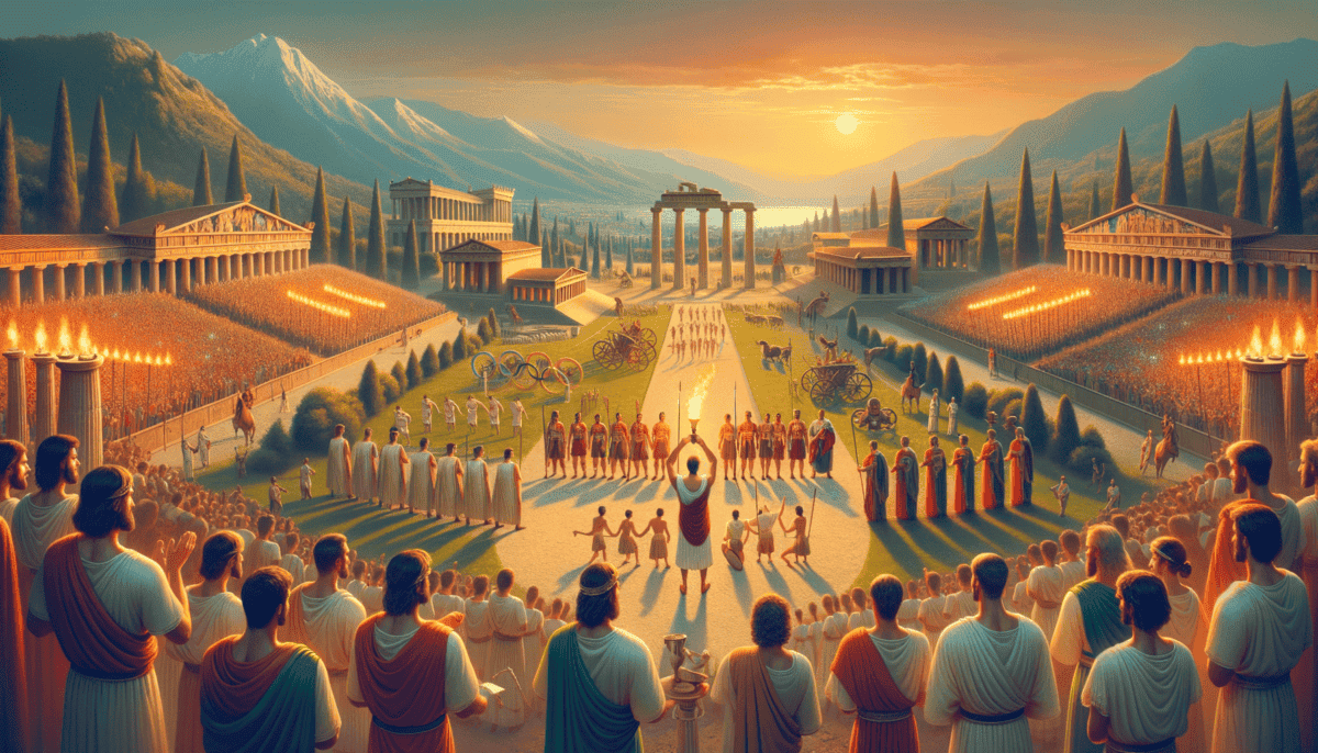 The First Olympic Games: Ancient Athletes and the Birth of a Tradition 3 Image Description