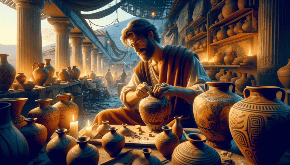 Greek Pottery: Unearthing Tales of Ancient Daily Lives Through Artifacts 4 Image Description