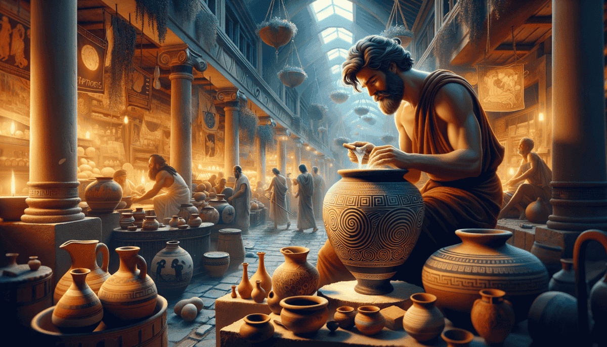 Greek Pottery: Unearthing Tales of Ancient Daily Lives Through Artifacts 2 Image Description