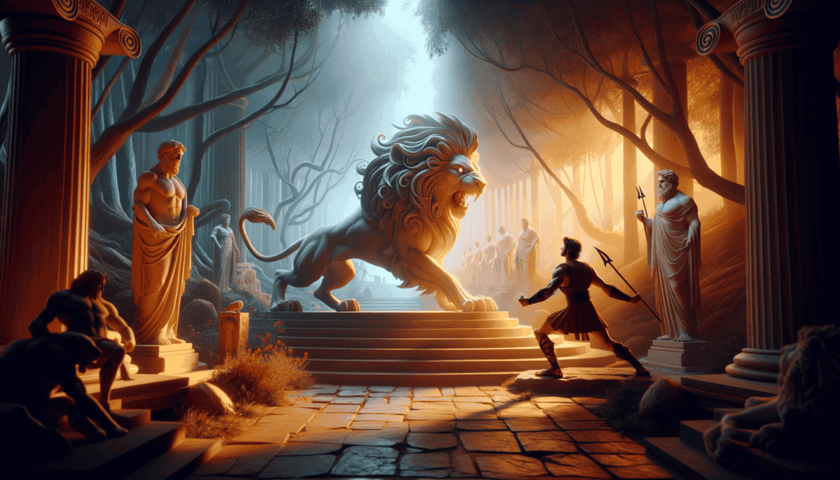 Epic Tales of Greek Heroes: Courage and Quests in Ancient Myths 1 Image Description