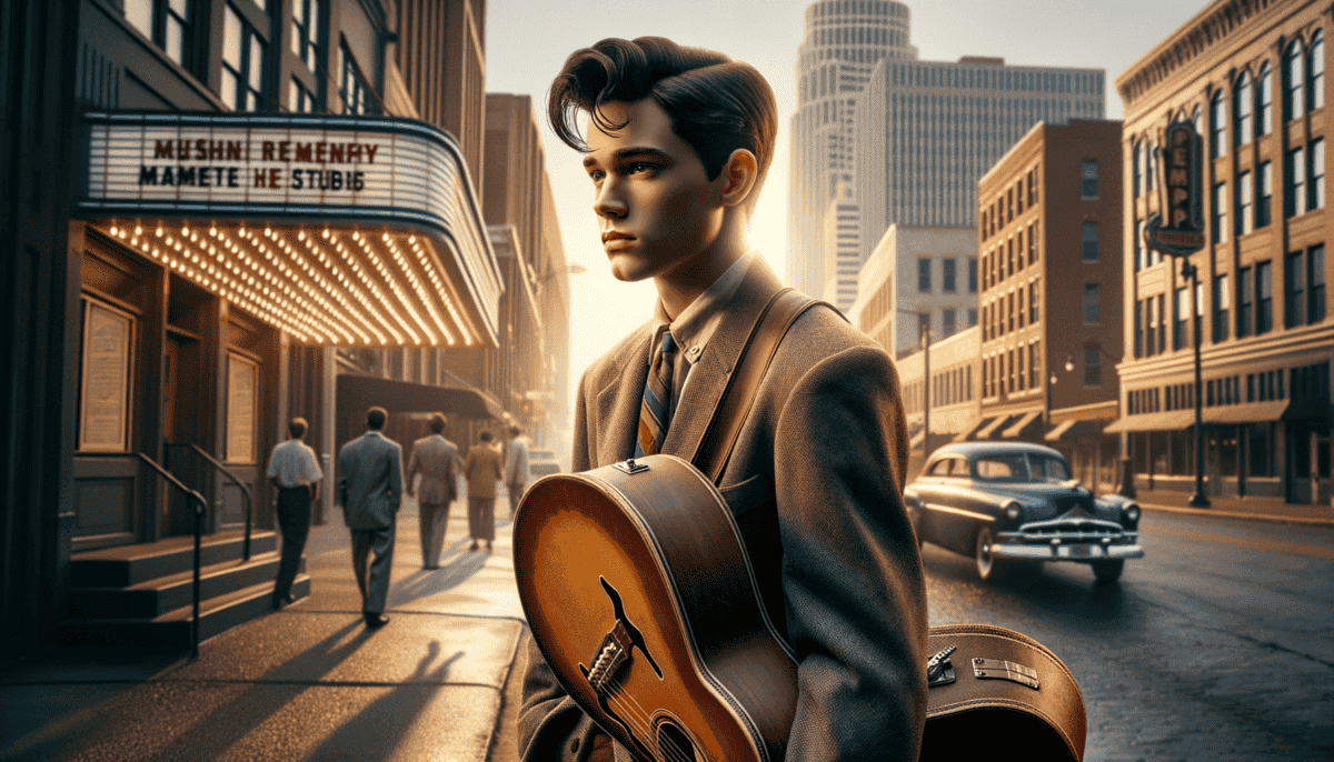 Johnny Cash: The Man in Black's Journey Through Music and Redemption 1 Image Description