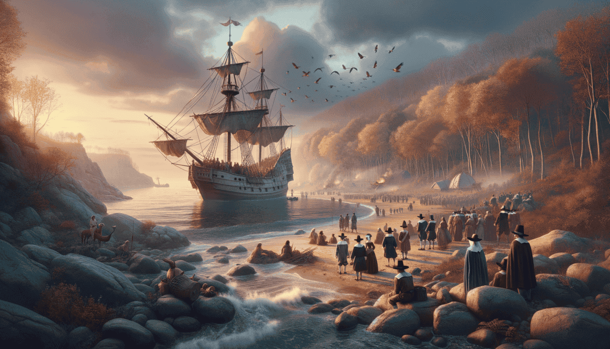 The Mayflower Voyage: Pilgrims' Perilous Journey to the New World 4 Image Description