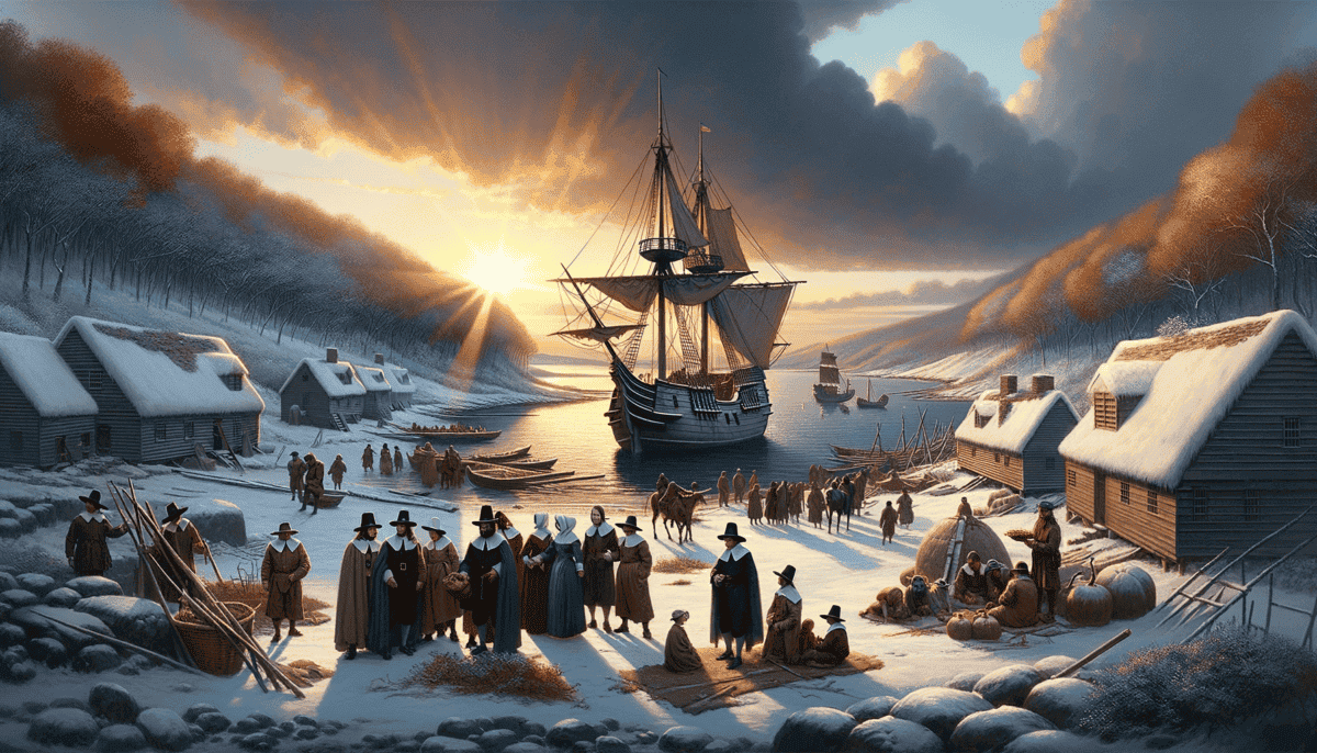 The Mayflower Voyage: Pilgrims' Perilous Journey to the New World 5 Image Description