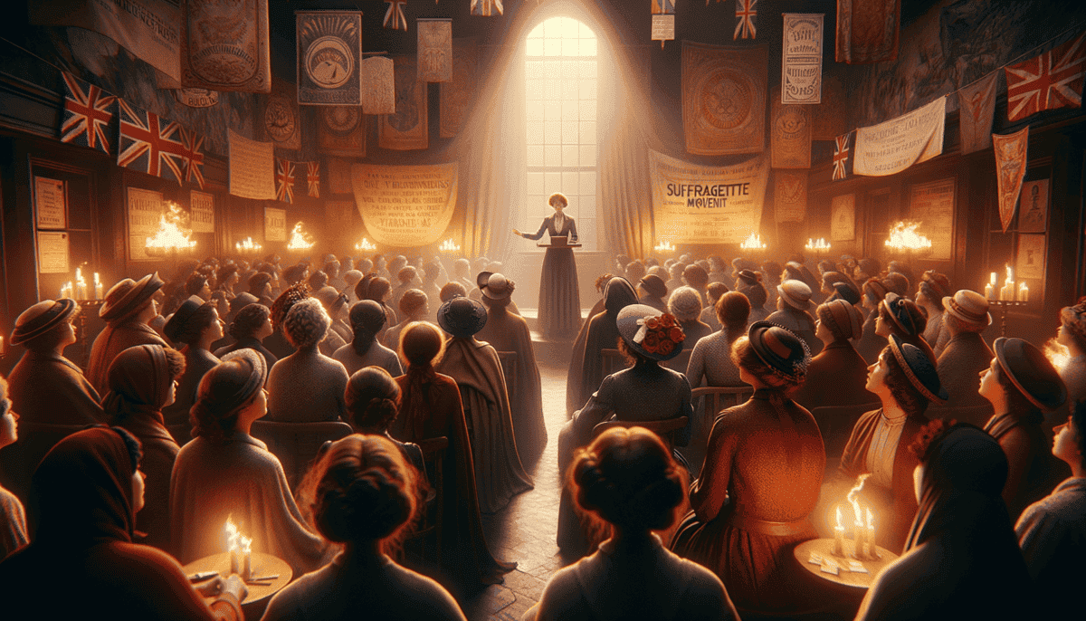 The Suffragettes Valiant Quest: Winning Women's Right to Vote 1 Image Description