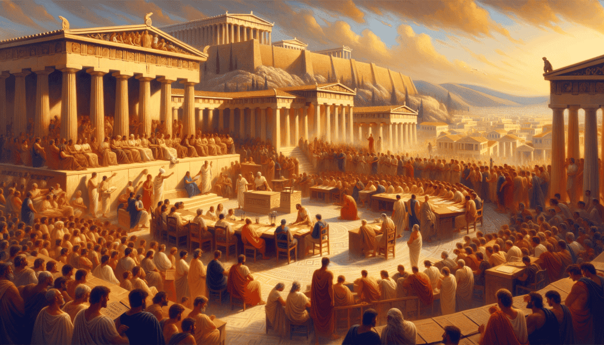 Greek Democracy: The Ancient Blueprint for Modern Rule 2 Image Description