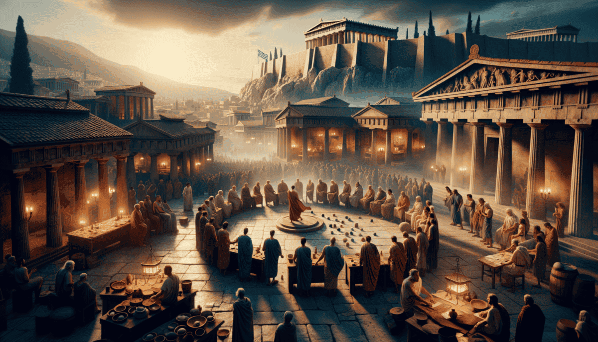 Greek Democracy: The Ancient Blueprint for Modern Rule 3 Image Description