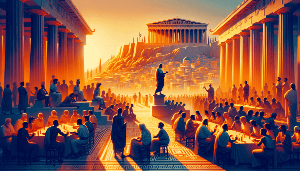 Greek Democracy: The Ancient Blueprint for Modern Rule 1 Image Description
