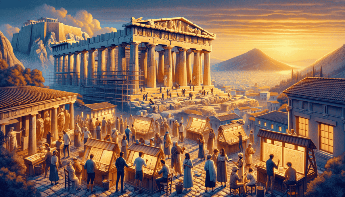 Greece's Timeless Treasures: How Tourism Revives Ancient Sites 1 Image Description