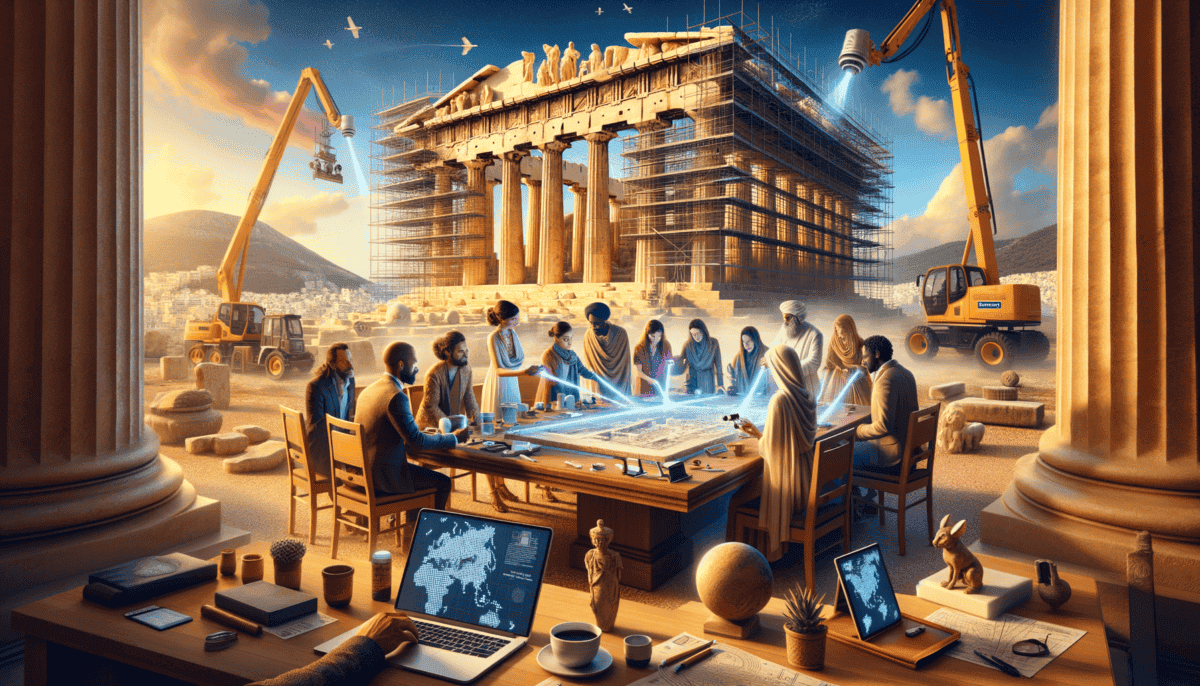 Modern Greece: Guardians of Time, Preserving Ancient Monuments 3 Image Description