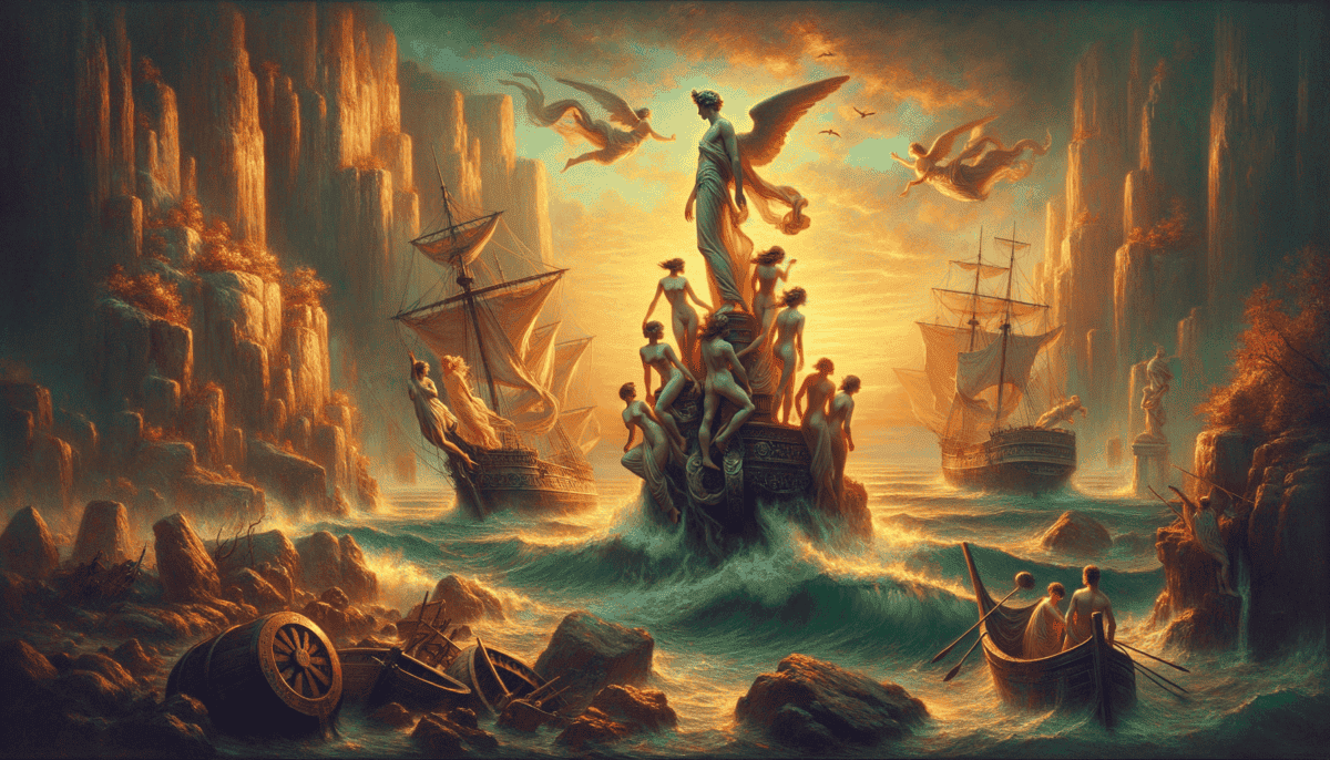 The Sirens: Enchanting Melodies and the Sailors Who Braved Their Call 4 Image Description