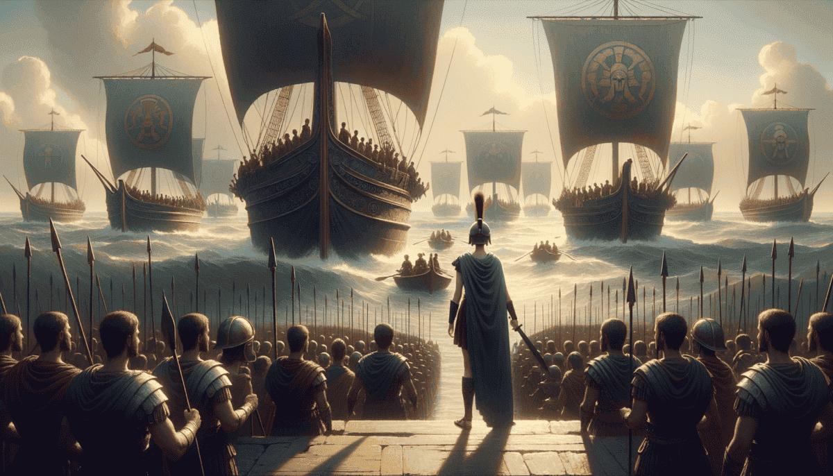 The Spartan Navy: Sailing into the Shadows of War and Glory 5 Image Description