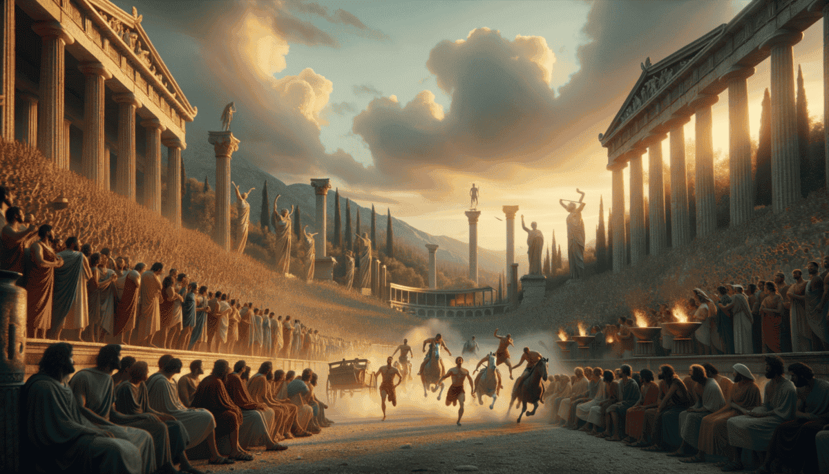 The Prize of Victory: Olive Wreaths, Fame, and Statues - Triumphs of the Ancient Olympians 3 Image Description