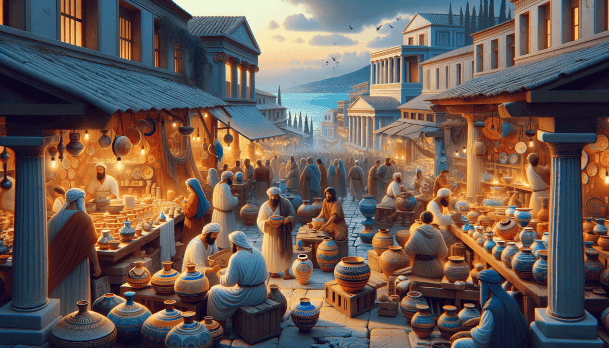Corinth's Treasures: How Pottery and Art Crafted an Ancient Economy 4 Image Description