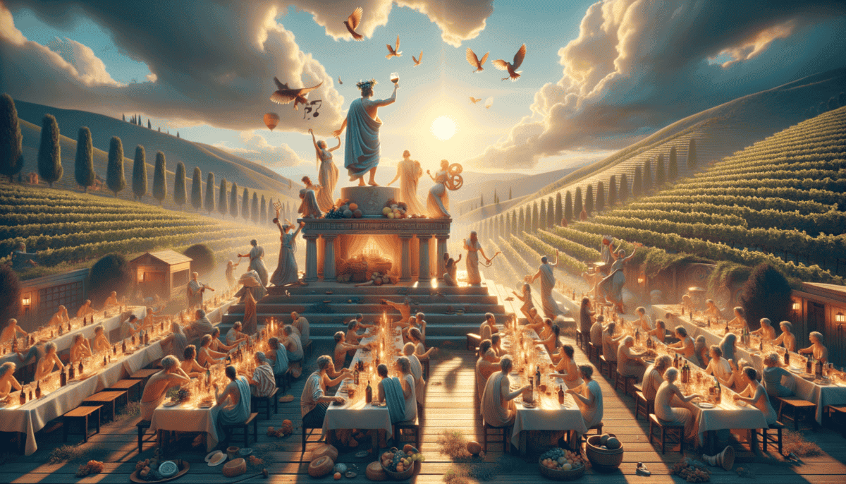 Dionysus: Unleashing Joy through Wine and Theater in Ancient Greece 4 Image Description