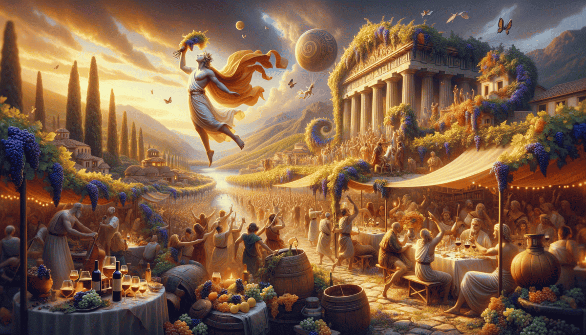 Dionysus: Unleashing Joy through Wine and Theater in Ancient Greece 2 Image Description
