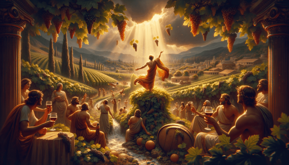 Dionysus: Unleashing Joy through Wine and Theater in Ancient Greece 1 Image Description