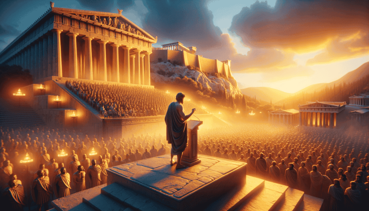 Demosthenes: The Athenian Orator Who Challenged Macedonia's Might 3 Image Description