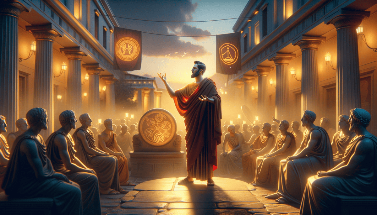 Demosthenes: The Athenian Orator Who Challenged Macedonia's Might 2 Image Description