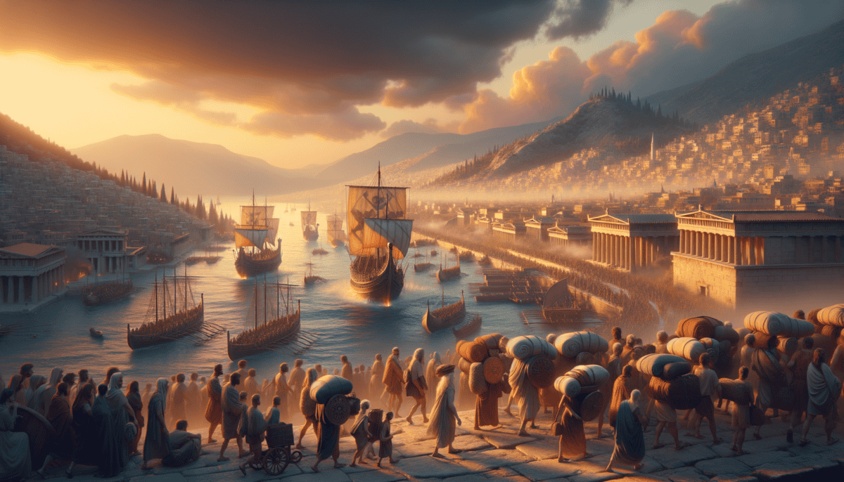 The Burning of Athens: Flames of Fury and the Persian Invasion 3 Image Description