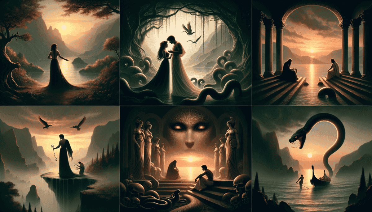 The Tragic Love of Orpheus and Eurydice: A Tale of Melody and Despair 2 Image Description