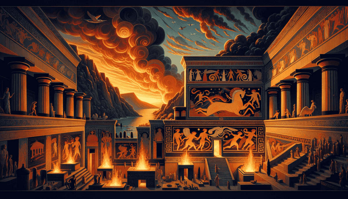 The Decline of the Minoans: Mysteries of Earthquake, War, and Divine Fury 4 Image Description