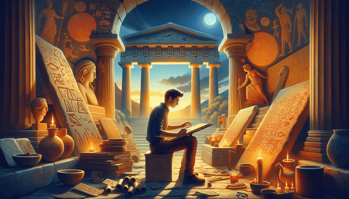 The Mystery of Linear B: Cracking the Code of Ancient Greece's Lost Script 4 Image Description