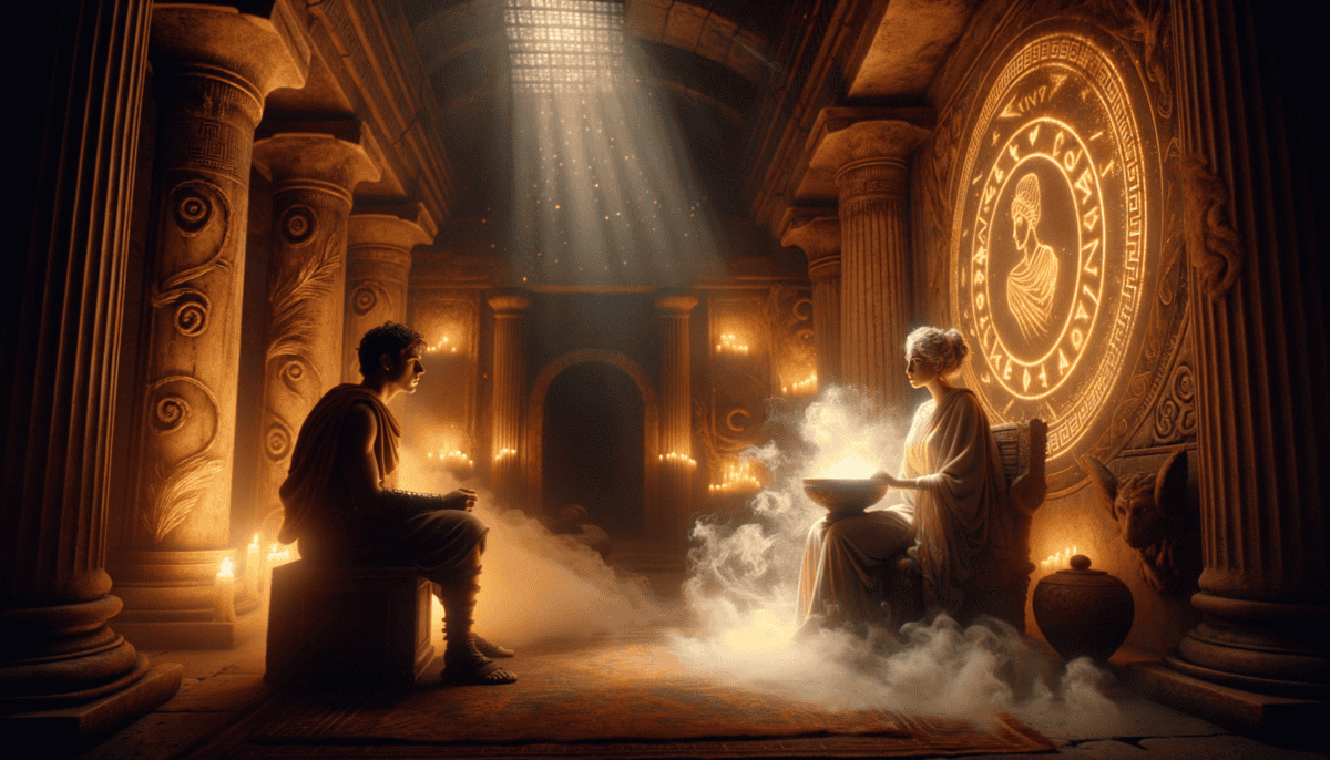 The Oracle's Prophecy: Deciphering Greece's Fate in Ancient Times 3 Image Description