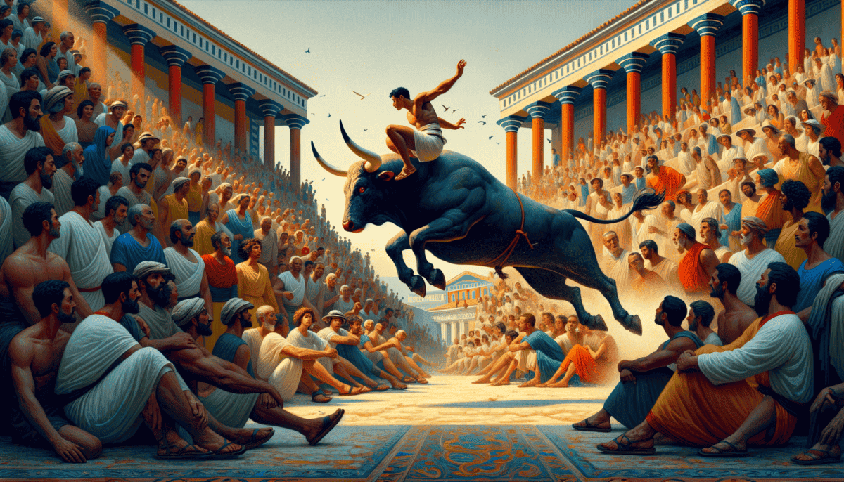 The Bull-Leapers of Crete: Unraveling the Mysteries of a Minoan Marvel 4 Image Description