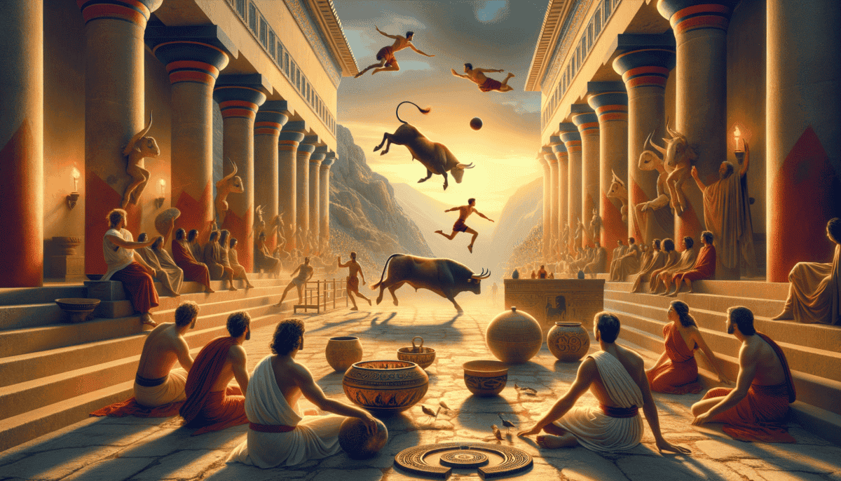 The Bull-Leapers of Crete: Unraveling the Mysteries of a Minoan Marvel 2 Image Description