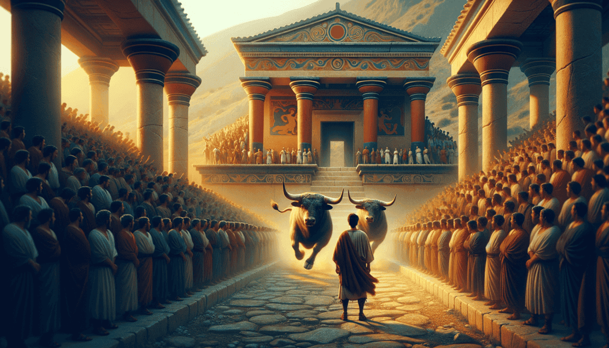 The Bull-Leapers of Crete: Unraveling the Mysteries of a Minoan Marvel 3 Image Description