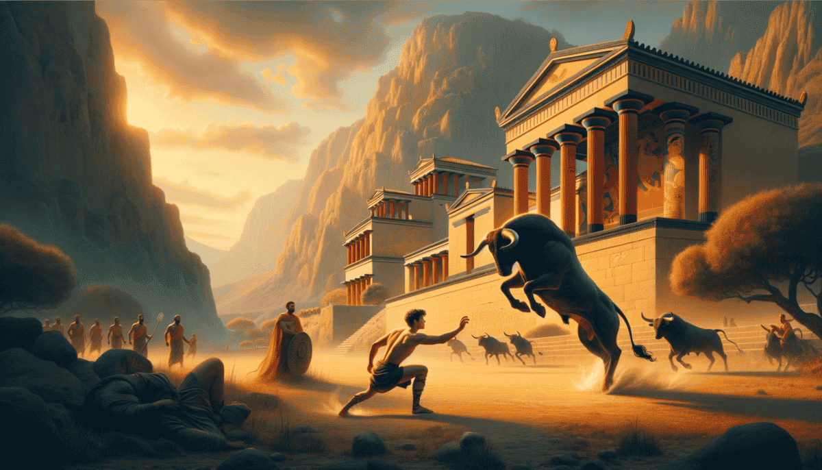 The Bull-Leapers of Crete: Unraveling the Mysteries of a Minoan Marvel 1 Image Description