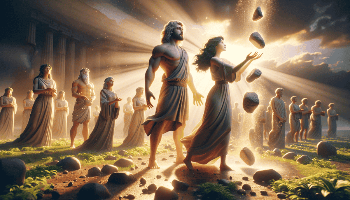 The Great Flood & The Myth of Deucalion and Pyrrha: When Waters Sculpted Humankind's Destiny 5 Image Description