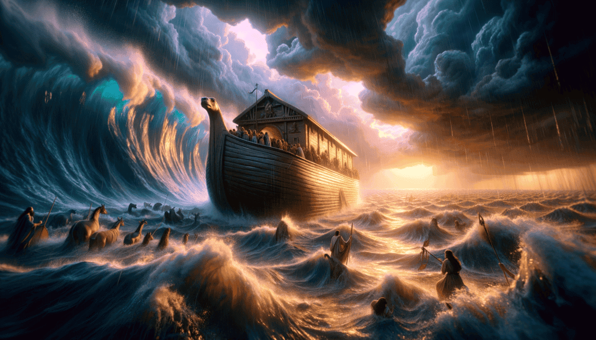 The Great Flood & The Myth of Deucalion and Pyrrha: When Waters Sculpted Humankind's Destiny 3 Image Description