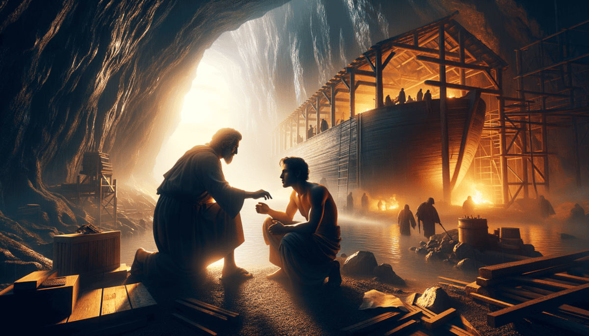 The Great Flood & The Myth of Deucalion and Pyrrha: When Waters Sculpted Humankind's Destiny 1 Image Description