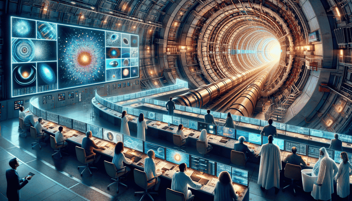 The Large Hadron Collider: Unveiling the Secrets of the Universe 4 Image Description