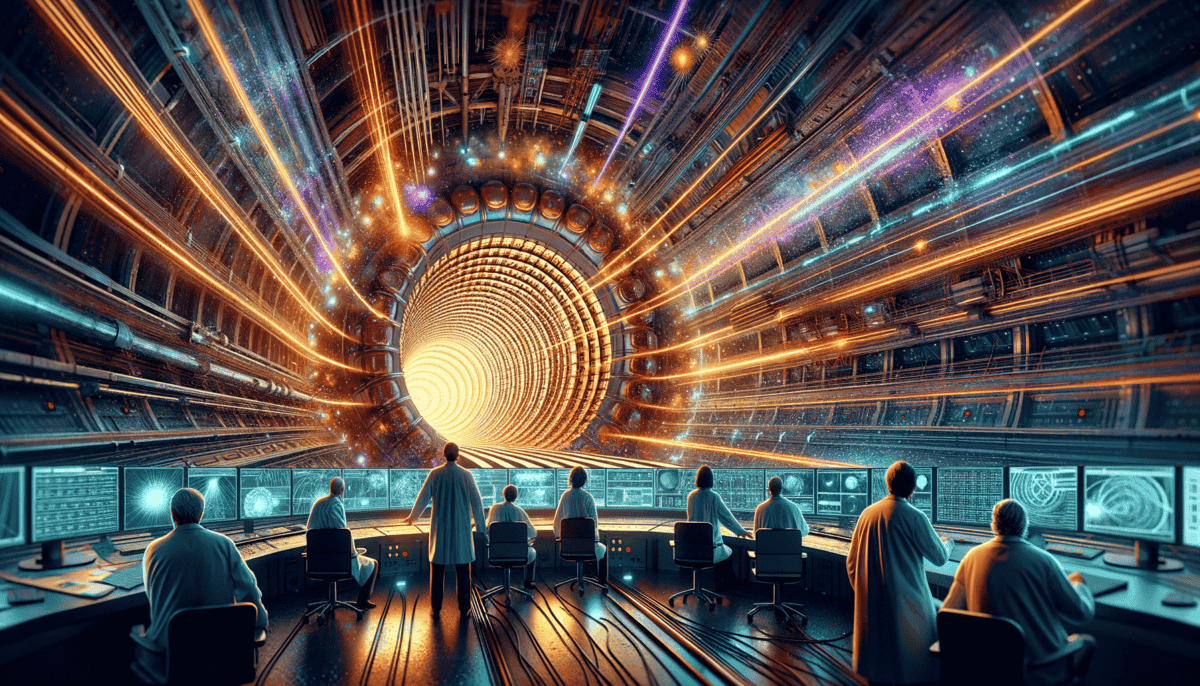 The Large Hadron Collider: Unveiling the Secrets of the Universe 2 Image Description