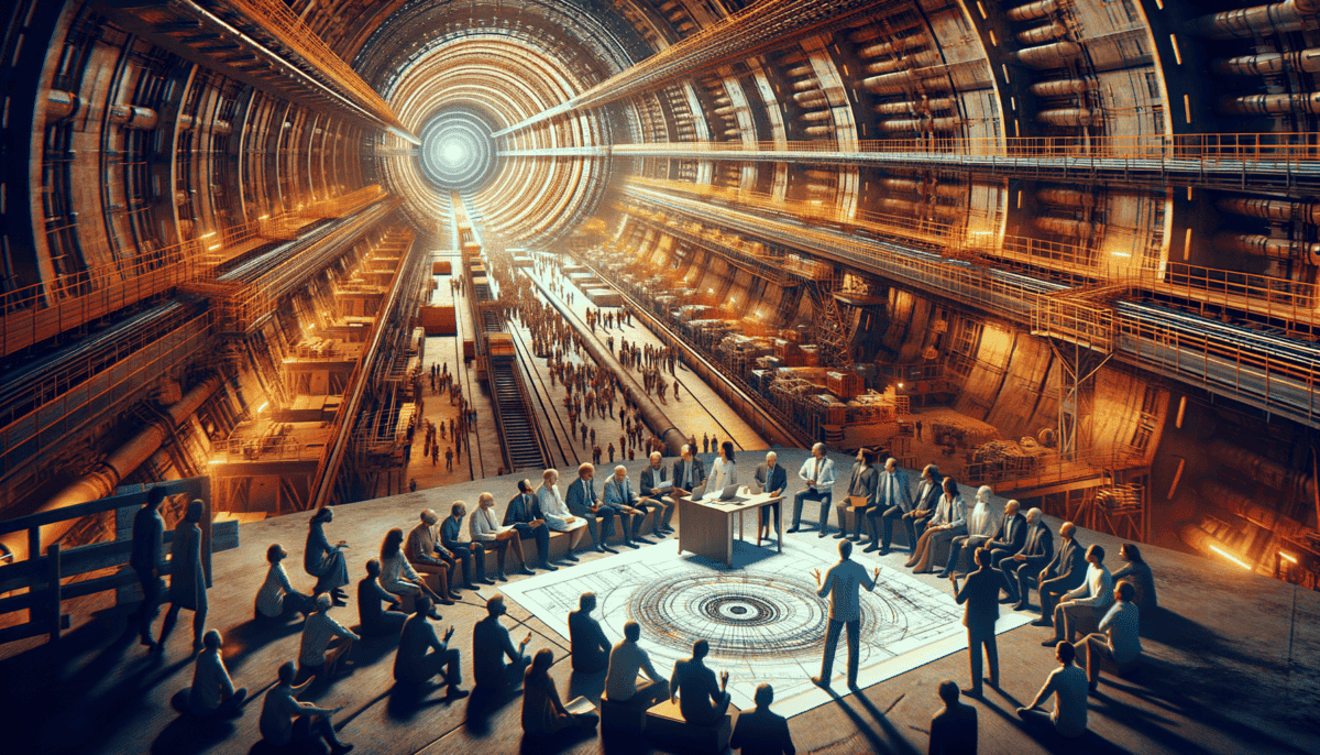 The Large Hadron Collider: Unveiling the Secrets of the Universe 1 Image Description