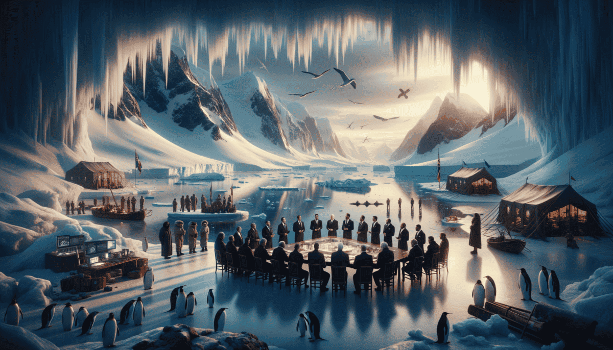 The Story of Antarctica: Exploring the Frozen Continent's Mysteries 4 Image Description