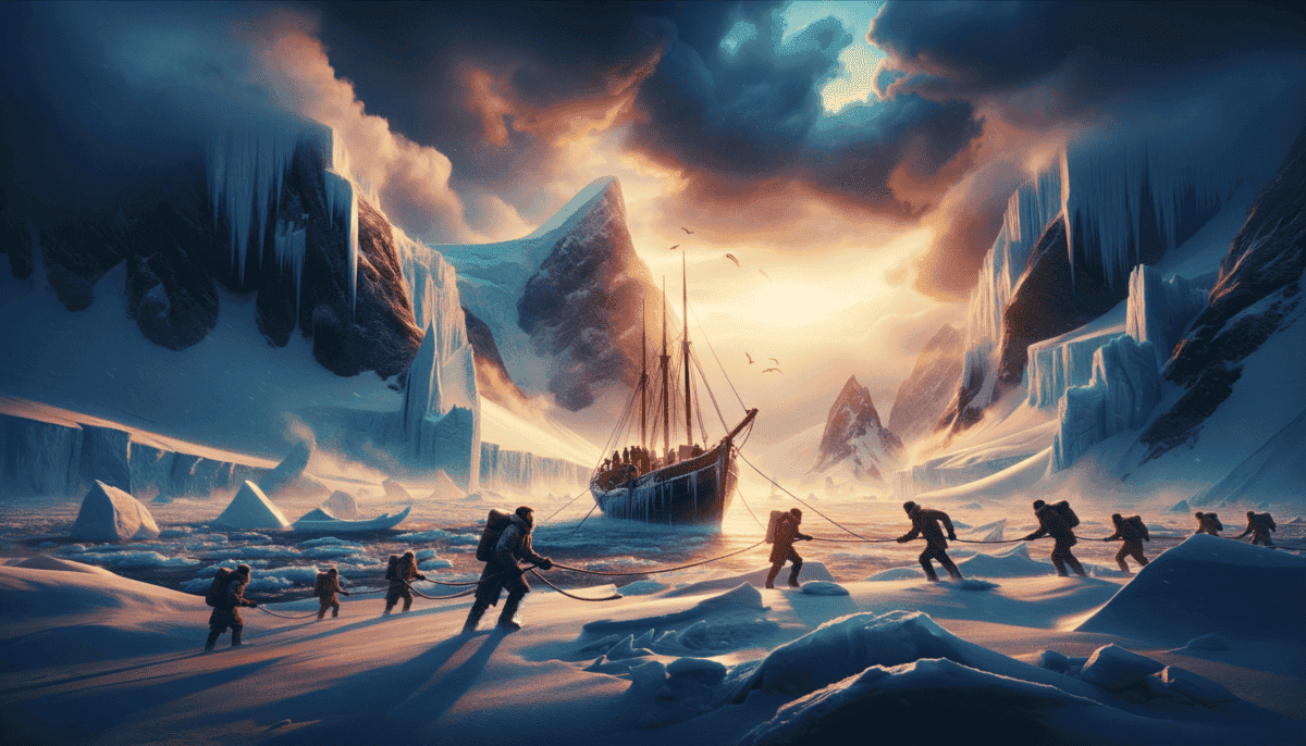 The Story of Antarctica: Exploring the Frozen Continent's Mysteries 1 Image Description