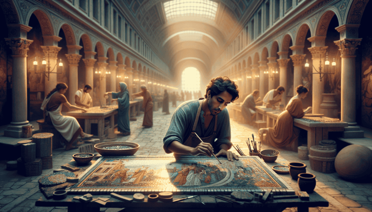 Mosaics of Ancient Rome: Crafting Beauty from Tiny Pieces Through the Ages 4 Image Description