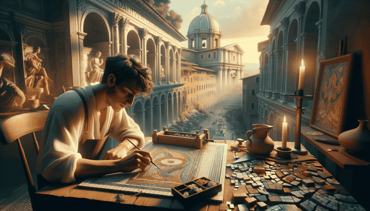 Mosaics of Ancient Rome: Crafting Beauty from Tiny Pieces Through the Ages 1 Image Description