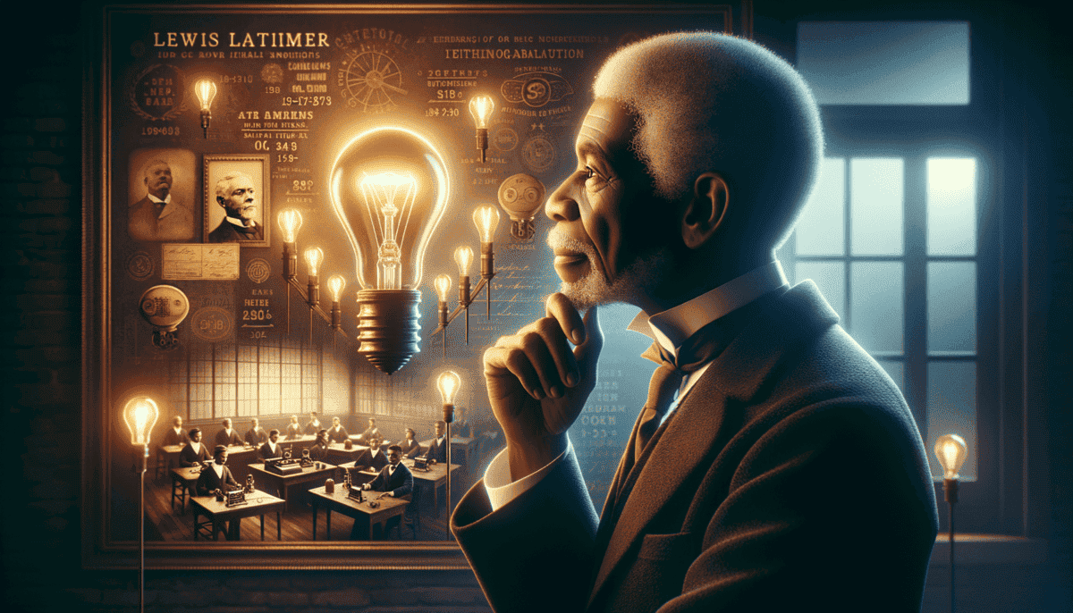 Lewis Howard Latimer: Lighting the Way for the Telephone and the Light Bulb 5 Image Description