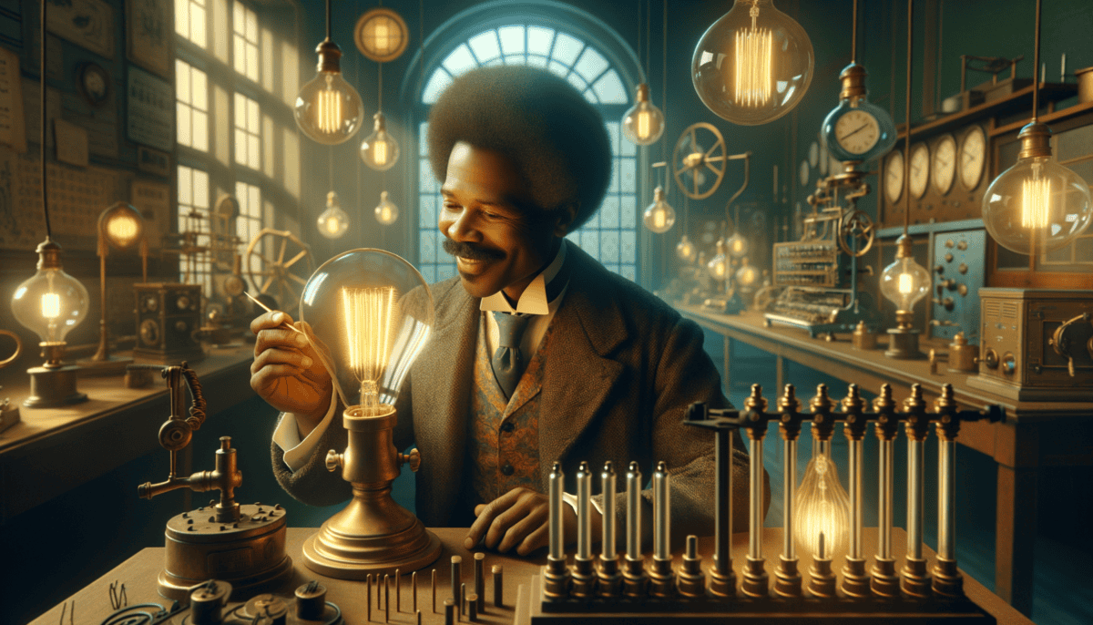 Lewis Howard Latimer: Lighting the Way for the Telephone and the Light Bulb 3 Image Description