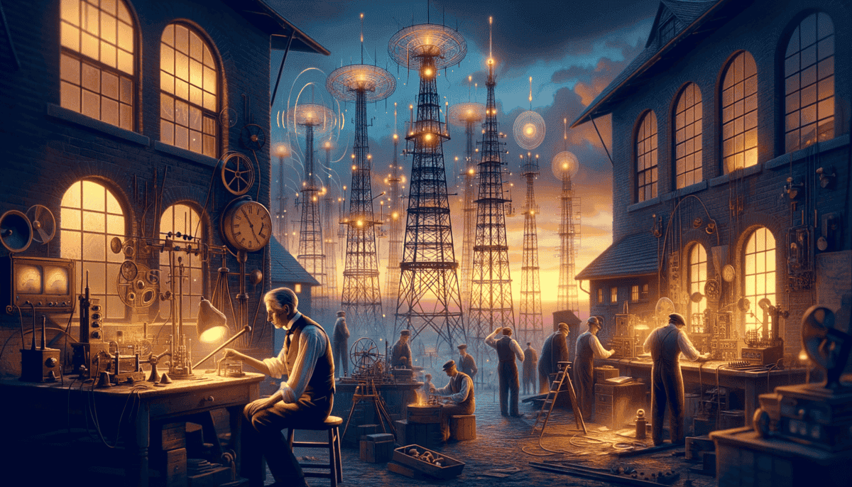 Whispers Through the Air: The Invention of Wireless Communication 3 Image Description