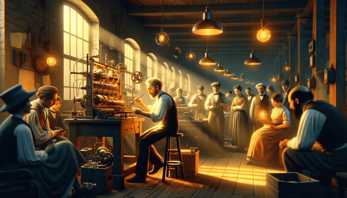 Whispers Through the Air: The Invention of Wireless Communication 4 Image Description