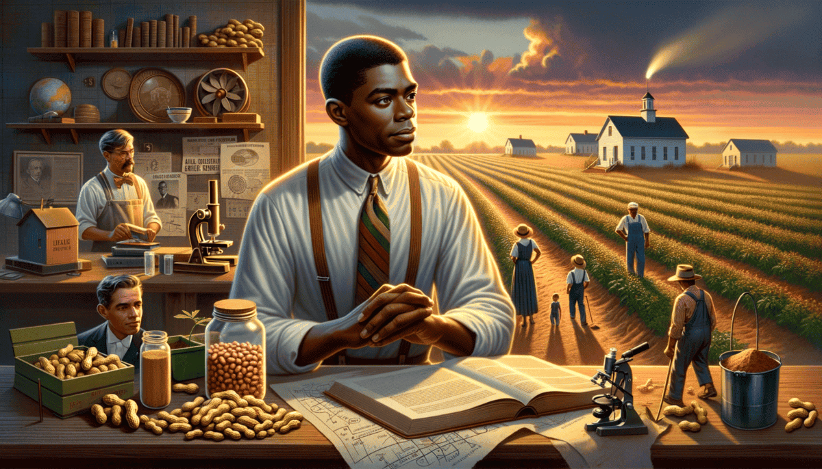 George Washington Carver: The Peanut Wizard and His Revolutionary Botanical Discoveries 1 Image Description