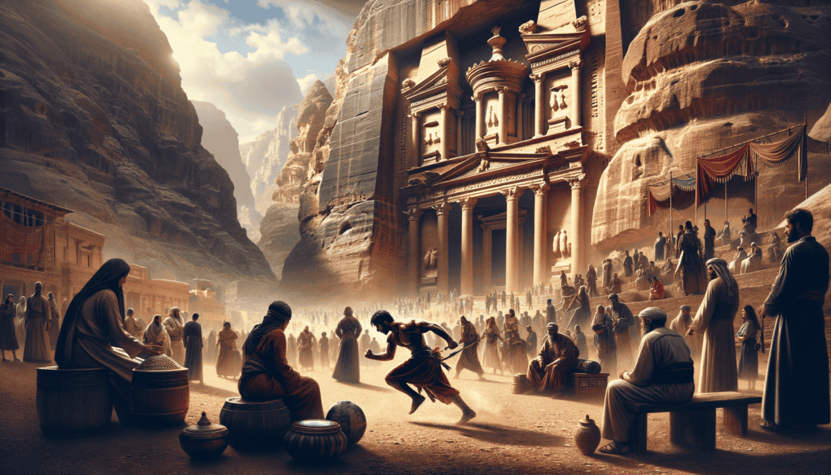Ancient Roman Life in Petra: Gladiators, Gods, and the Desert City's Secrets 1 Image Description