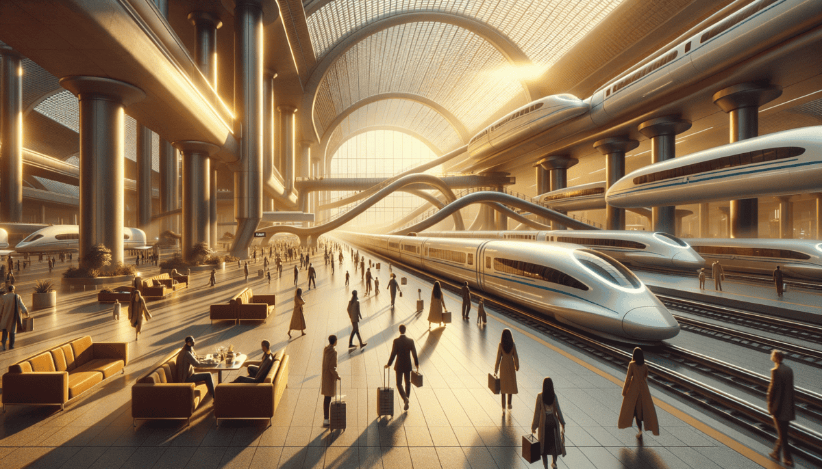 High Speed Rail: Transforming Travel with the World's Fastest Trains 5 Image Description