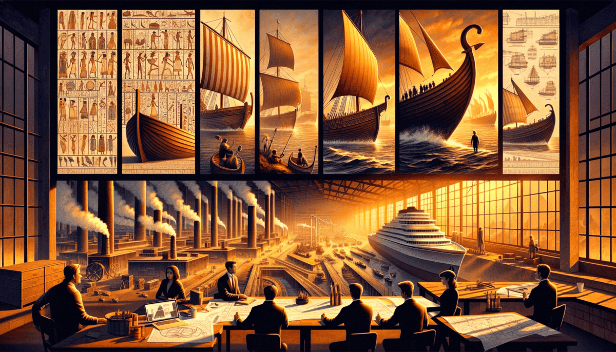 Ship Building's Epic Voyage: From Ancient Rafts to Ocean Giants 5 Image Description